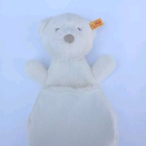 Steiff Cuddly Friends Giggles Teddy Bear Cuddle Security Blanket Lovey